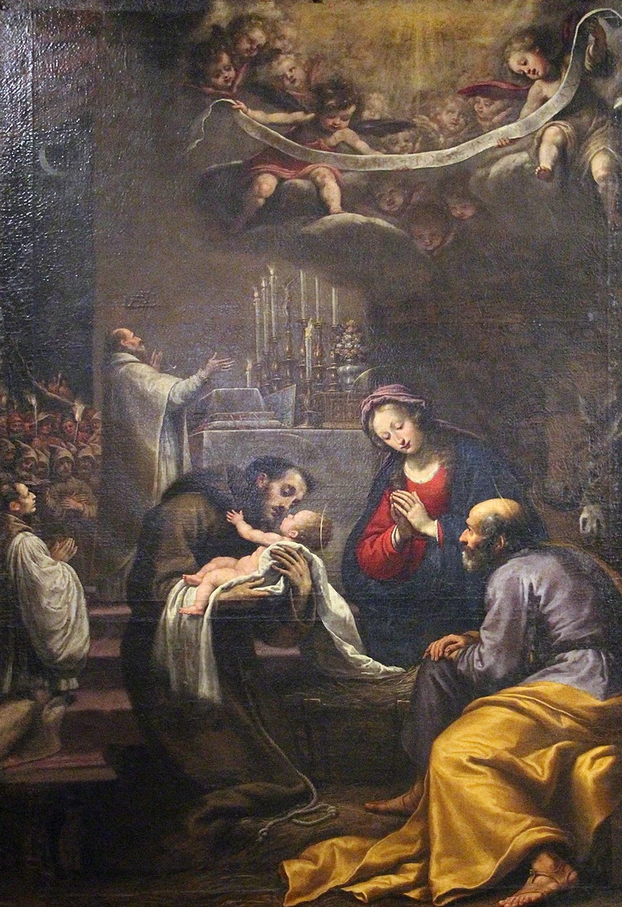 Vergine che affida il Bambino a san Francesco, - Chiesa di Santa Maria Maggiore (Firenze)
